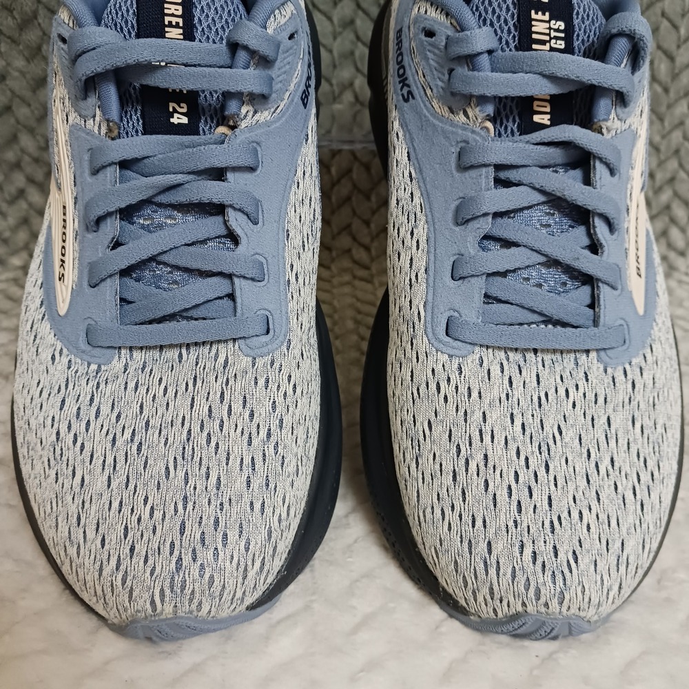 Brooks Adrenaline GTS 24 Women's Walking Running Shoes Bluewash Ebony Size 6.5 - Picture 6 of 14